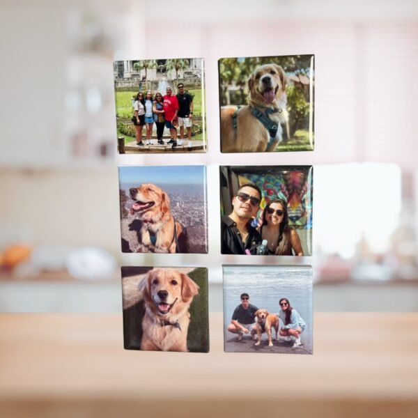 Selección Especial | 6 Imanes Personalizados con Fotos (5x5 cm)