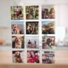 IMA04 Celebración | 12 Imanes Personalizados para Eventos (5x5 cm)